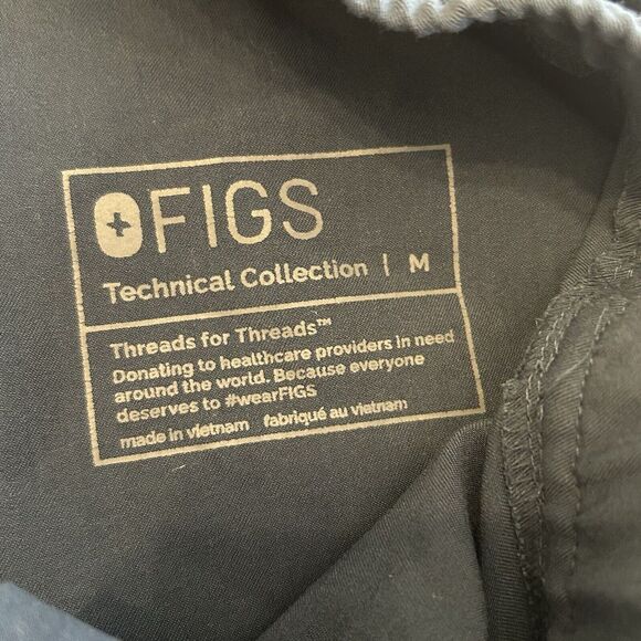 FIGS Zamora Jogger Scrub Pants Women's Size M, Technical Collection Blue Gray - Picture 3 of 7